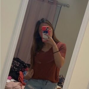 Women's Brown Top